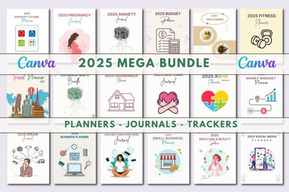 Download 2025 Mega Bundle Canva - Mega bundle Collection