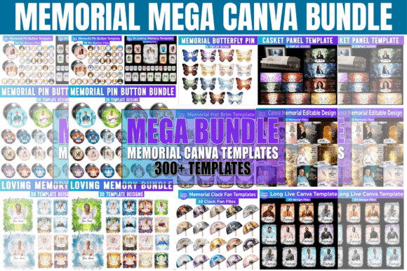 Download Memorial Mega Bundle Canva Template - Mega bundle Collection