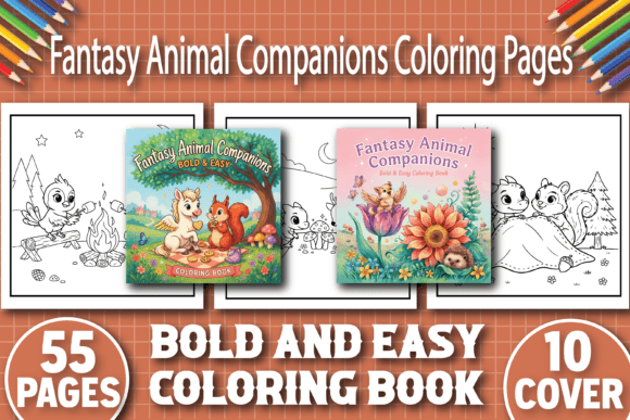 Download Fantasy Animal Companions Bold and Easy - Premium Resources