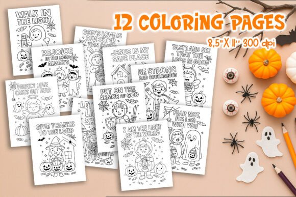 Download Christian Halloween Coloring Bundle - Halloween coloring bundle Collection