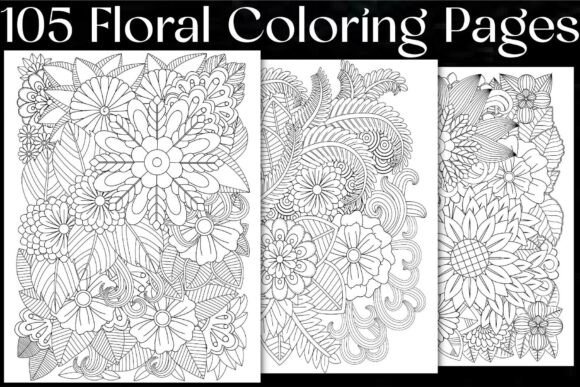 Download Floral Coloring Pages Bundle - Premium Bundle